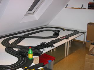 2005-2007 - Aufbau der Bahn unter'm Dach (rechte Seite)